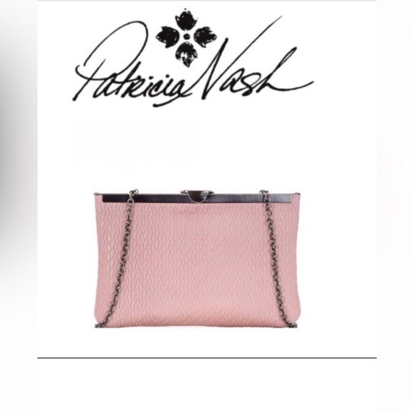 Patricia Nash Handbags - Patricia Nash coral pink clutch: crossbody